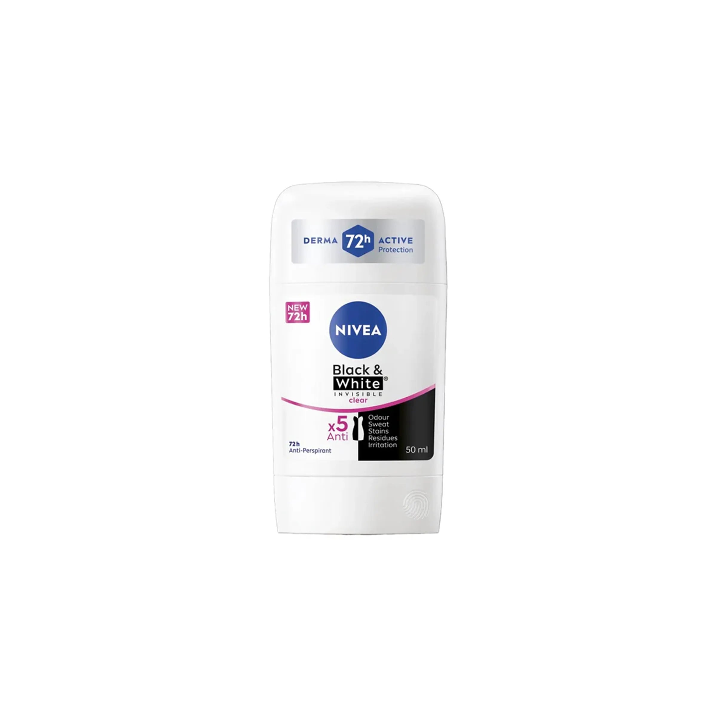 NIVEA DEO STICK 50ML BLACK & WHITE INVISIBLE