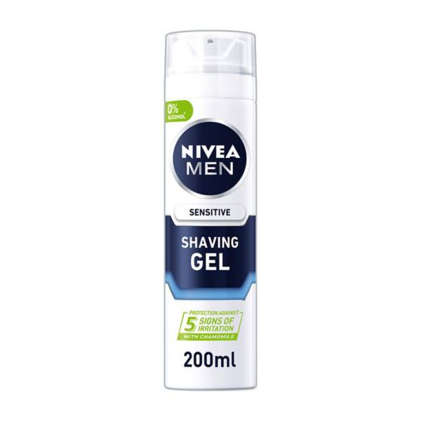 NIVEA MEN SHAVING GEL 200ML SENSITIVE