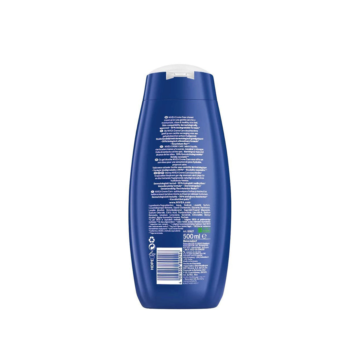 NIVEA SHOWER CREAM 500ML CREME CARE