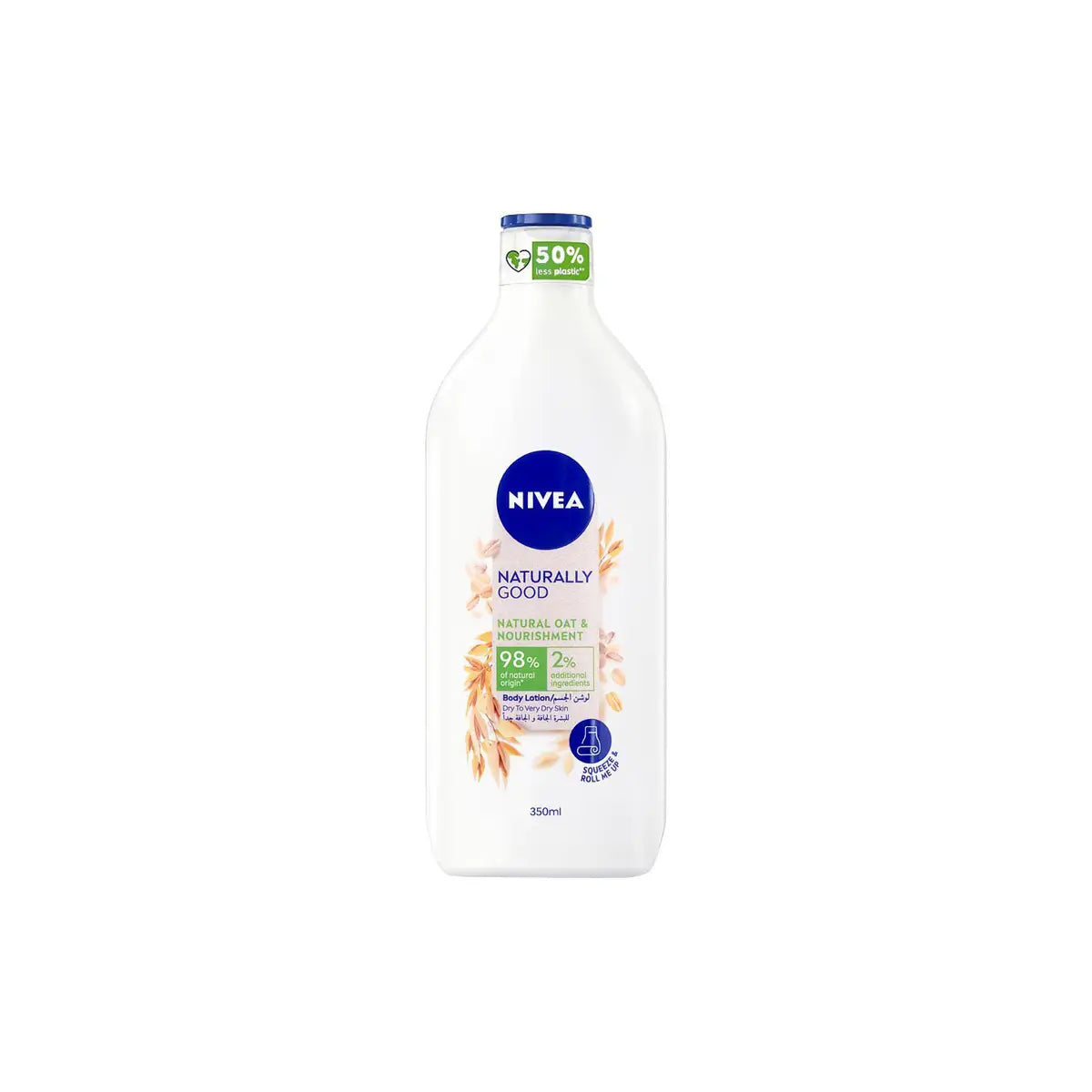 NIVEA BODY LOTION 350ML NATURAL OAT & NOURISHMENT