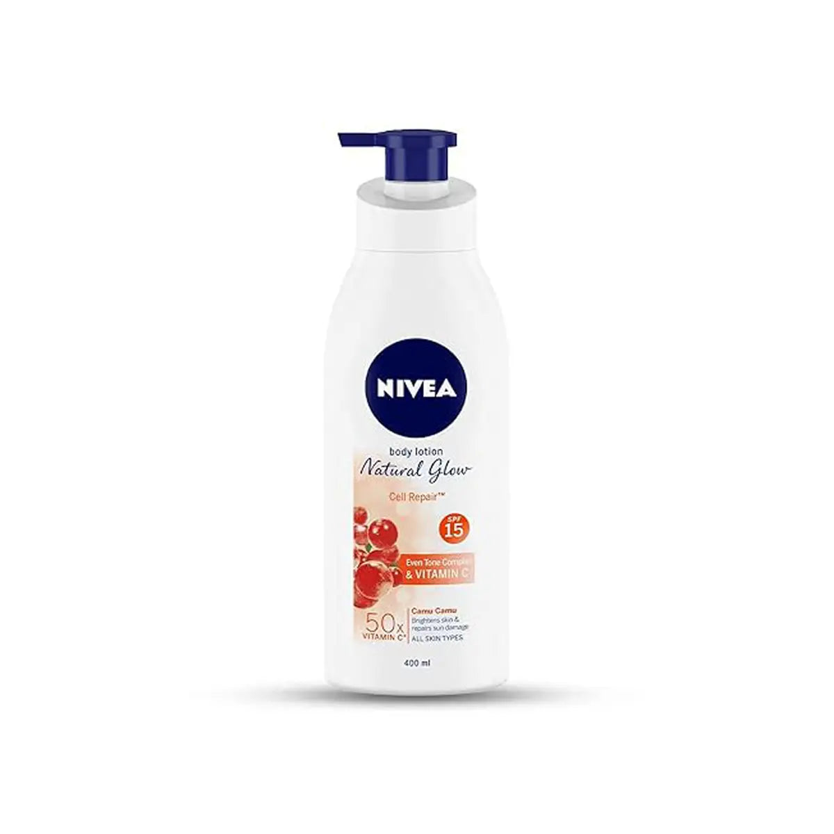 NIVEA BODY LOTION 400ML NATURAL GLOW VITAMIN C