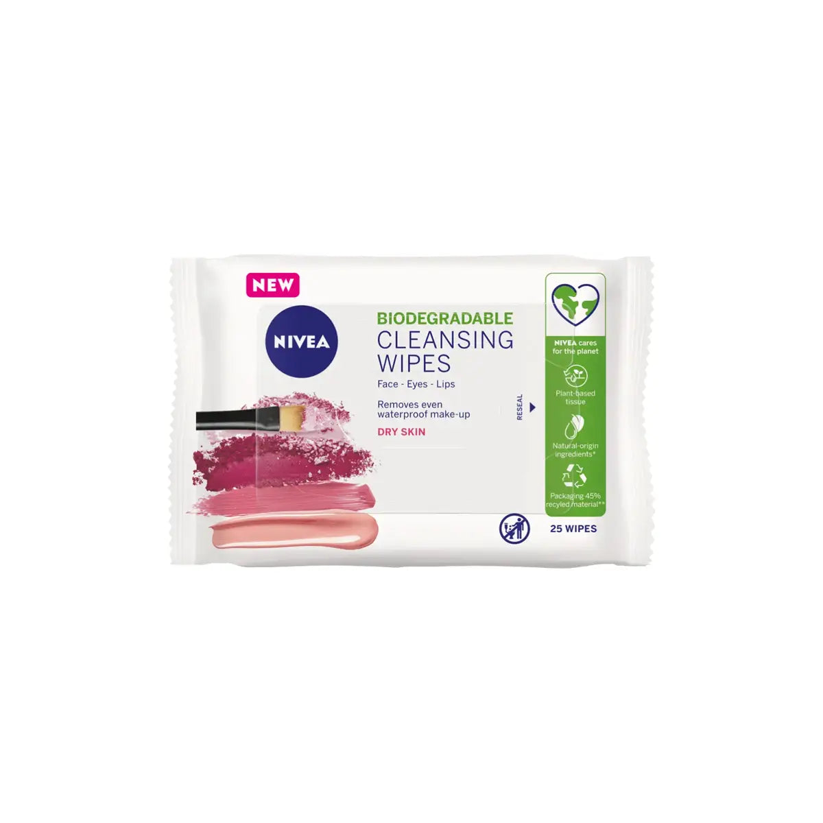NIVEA CLEANSING WIPES DRY SKIN 25WIPES