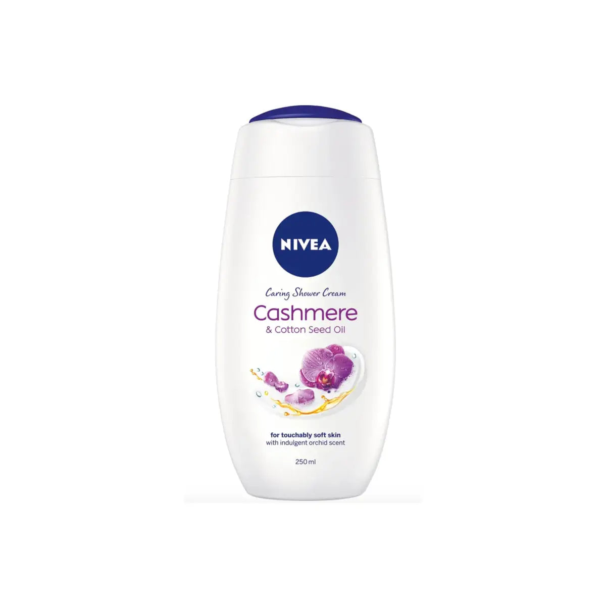 NIVEA SHOWER CREAM 250ML CASHMERE & COTTON SEED OIL