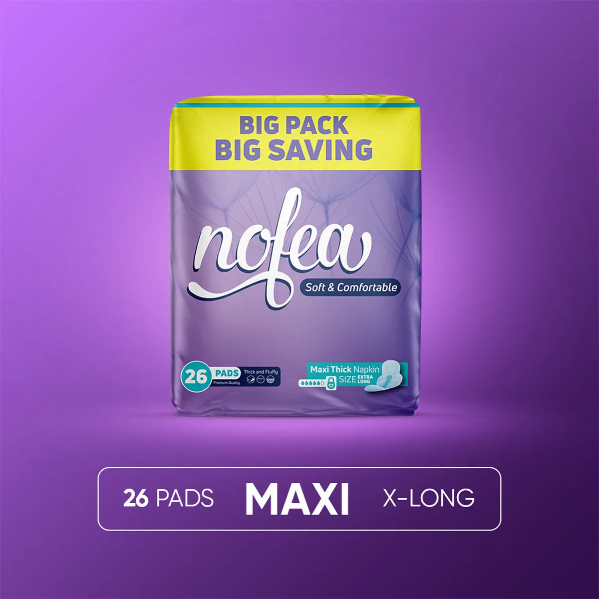 NOFEA MAXI THICK EXTRA LONG 26CS
