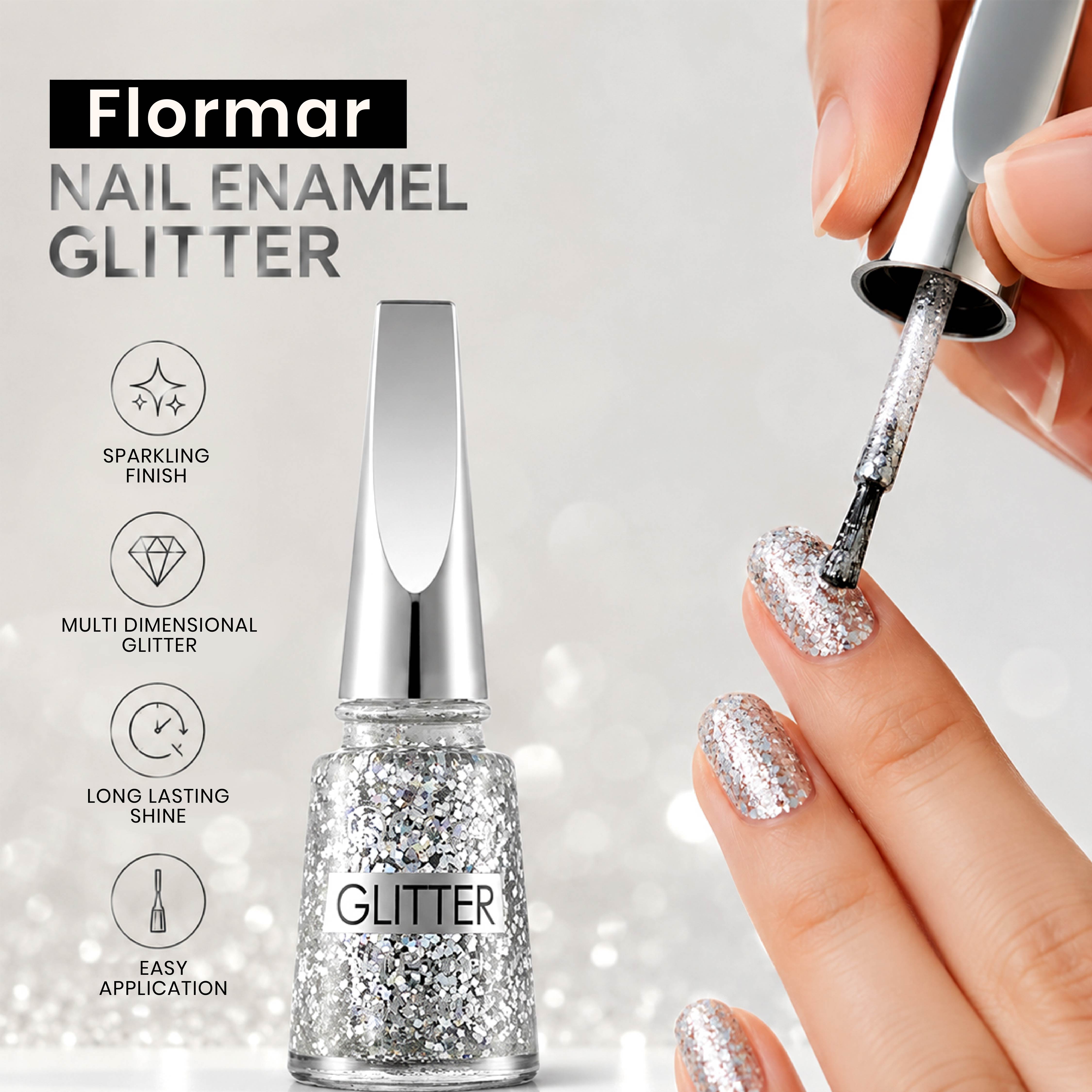 FLORMAR NAIL ENAMEL GLITTER