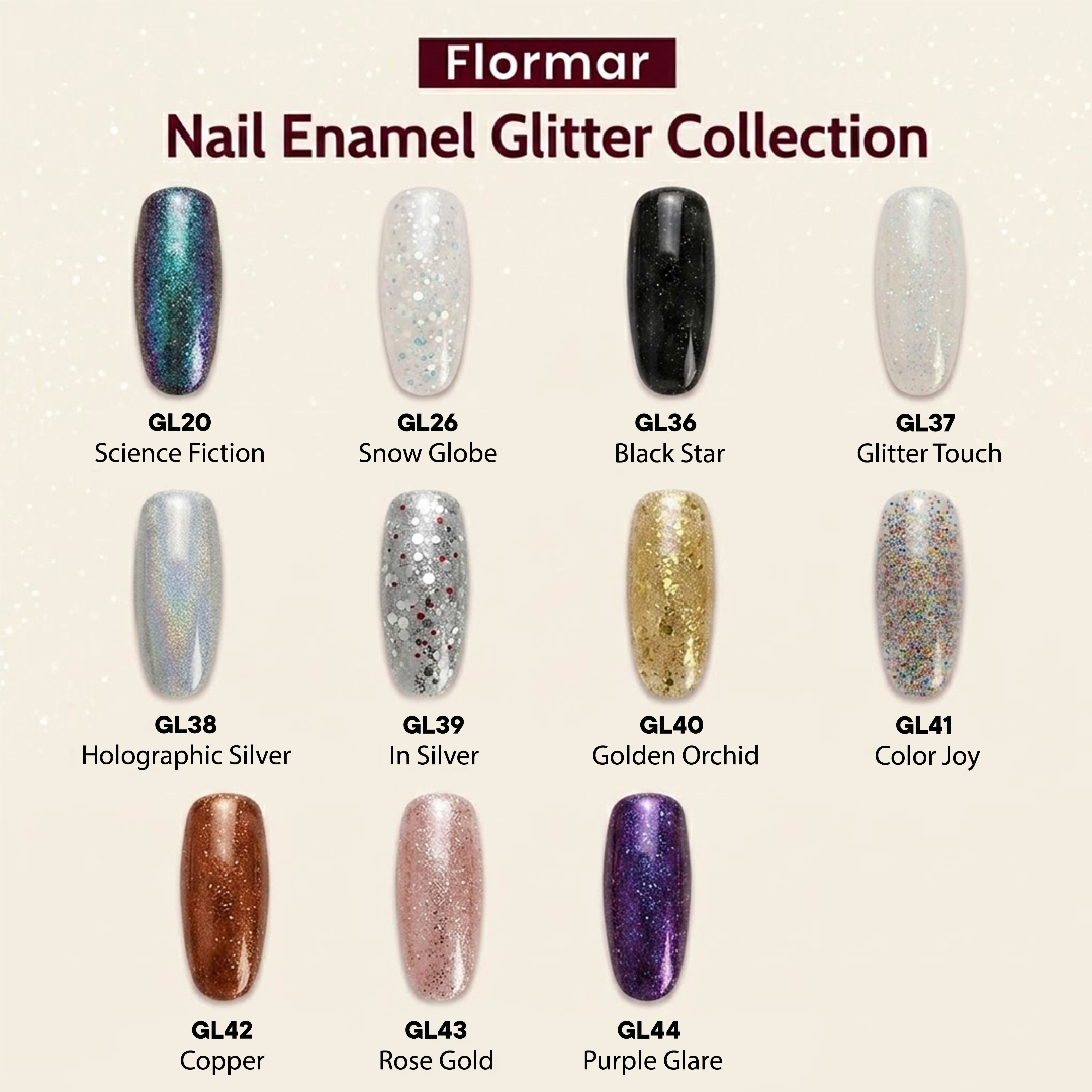 FLORMAR NAIL ENAMEL GLITTER
