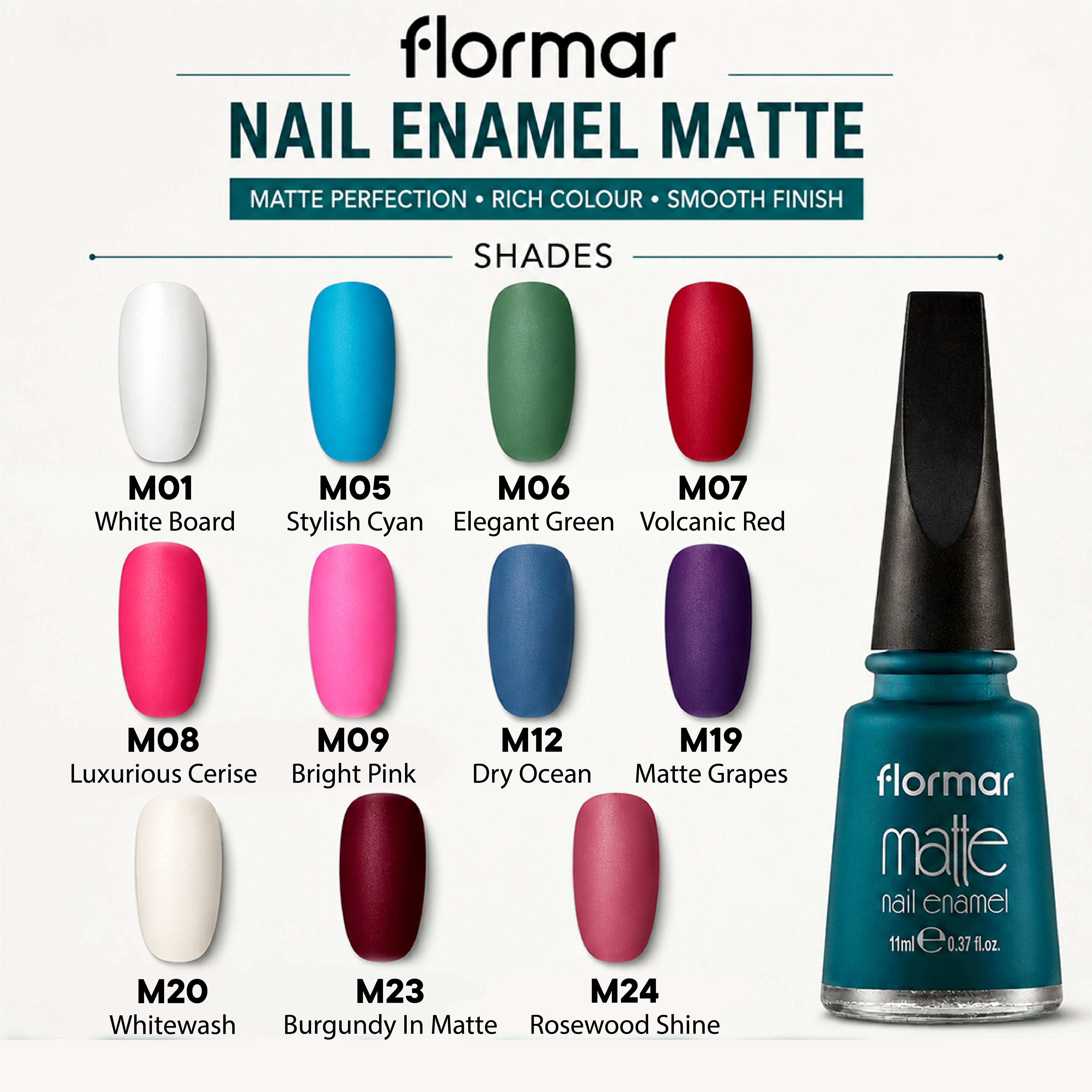 FLORMAR NAIL ENAMEL MATTE