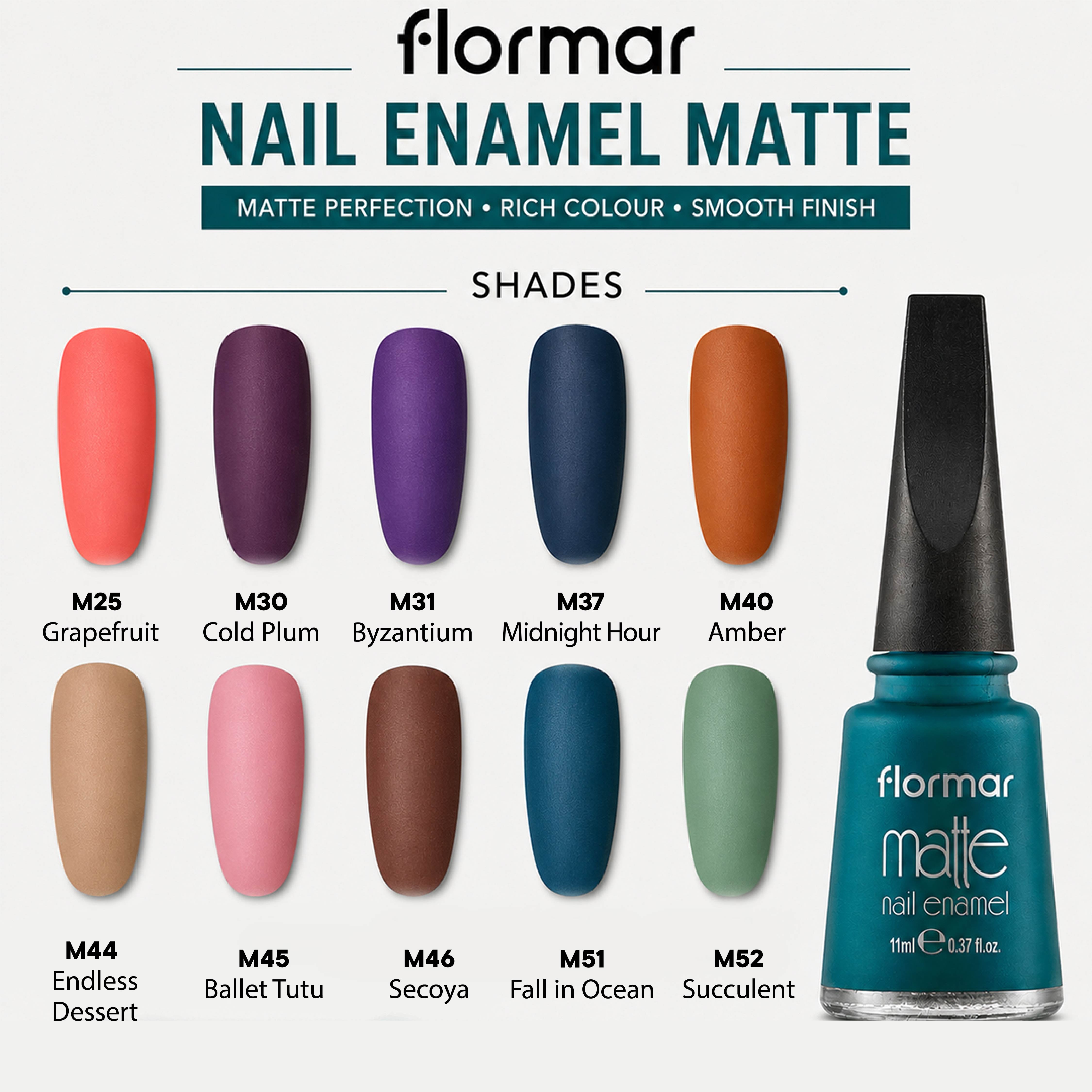 FLORMAR NAIL ENAMEL MATTE