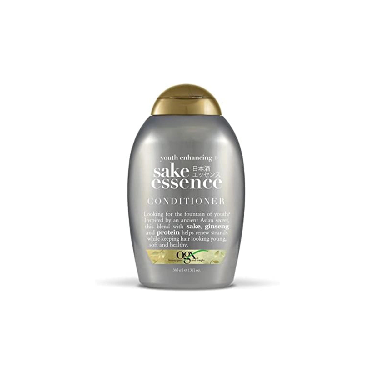 OGX CONDITIONER 385ML YOUTH ENHANCING PLUS SAKE ESSENCE