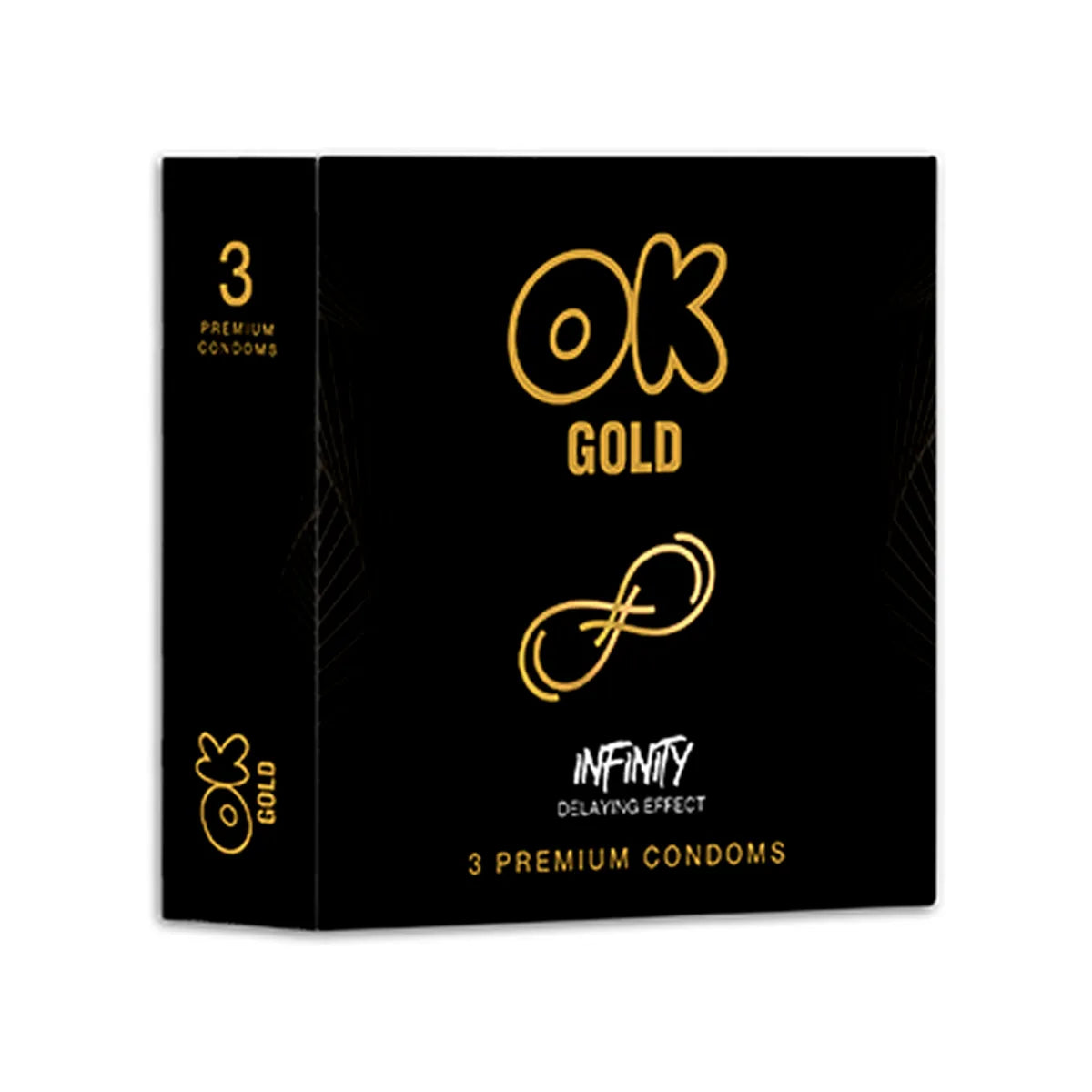 OK GOLD INFINITY CONDOM 3PCS
