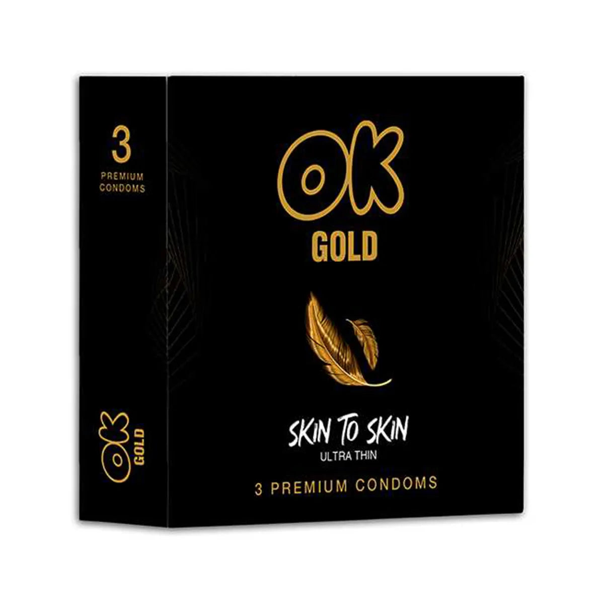 OK GOLD SKIN TO SKIN CONDOM 3PCS