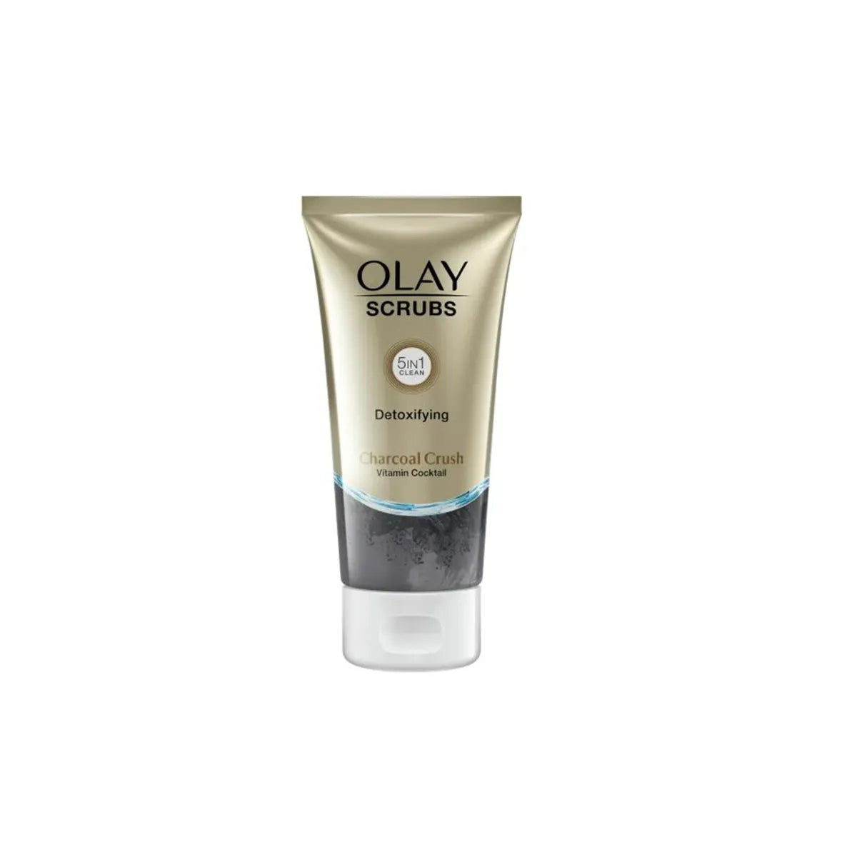 OLAY SCRUBS 5IN1 DETOXIFYING CHARCOAL CRUSH 150ML