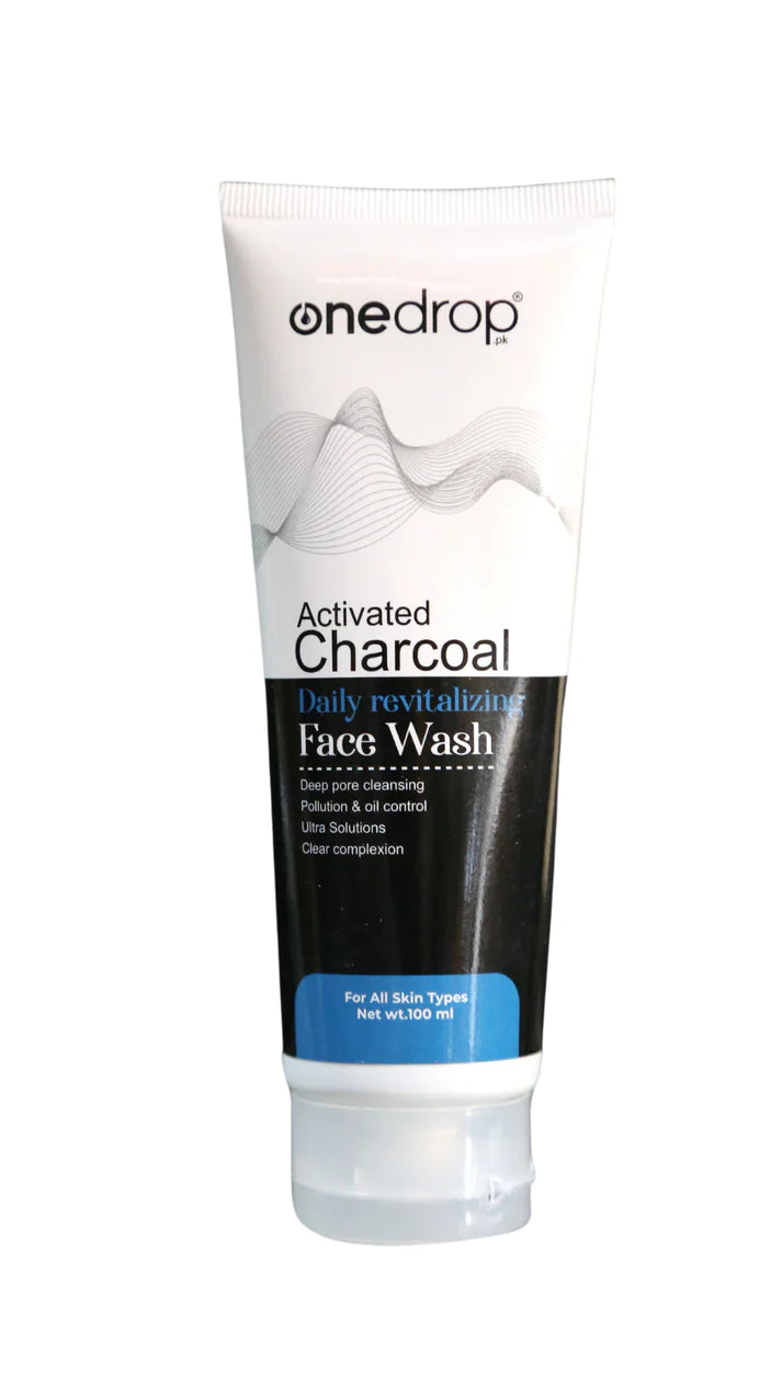 ONE DROP FACE WASH 100ML CHARCOAL
