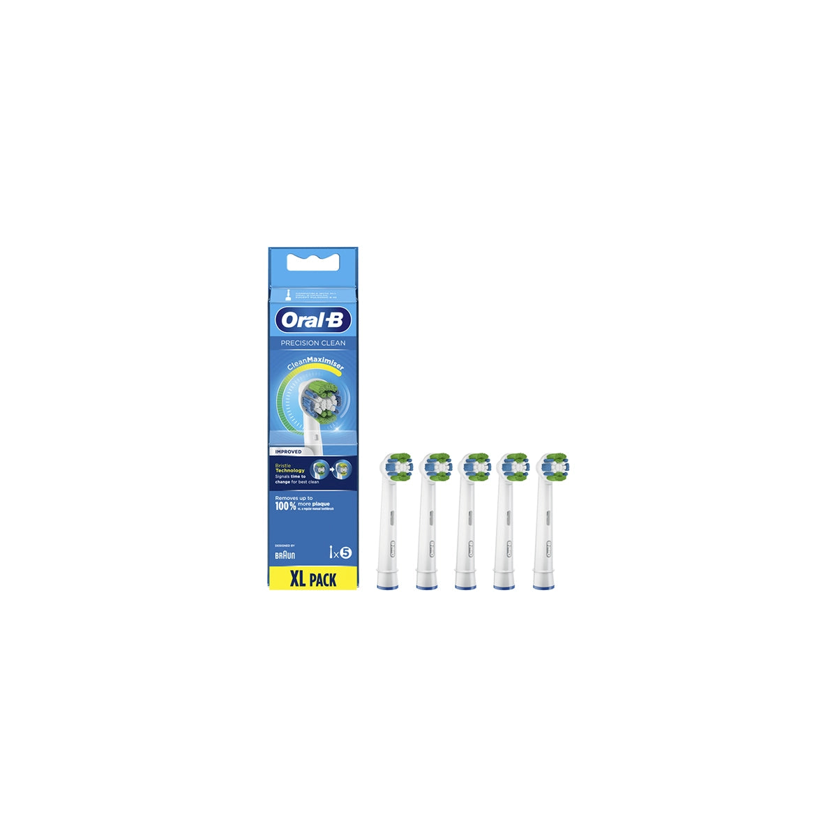 ORAL B PRECISION CLEAN T BRUSH HEAD 5PCS