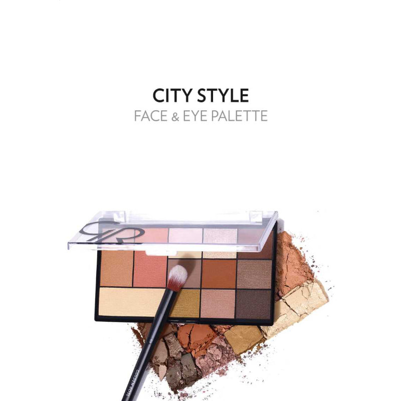 GOLDEN ROSE PALETTE CITY STYLE FACE & EYE