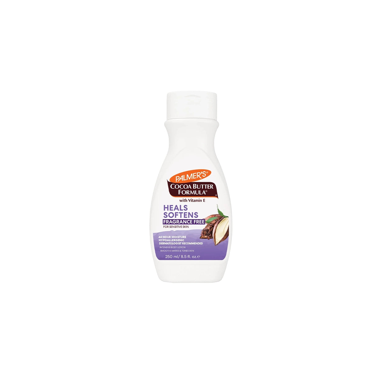 PALMERS CBF BODY LOTION 250ML HEALS SOFTENS FRAGRANCE FREE
