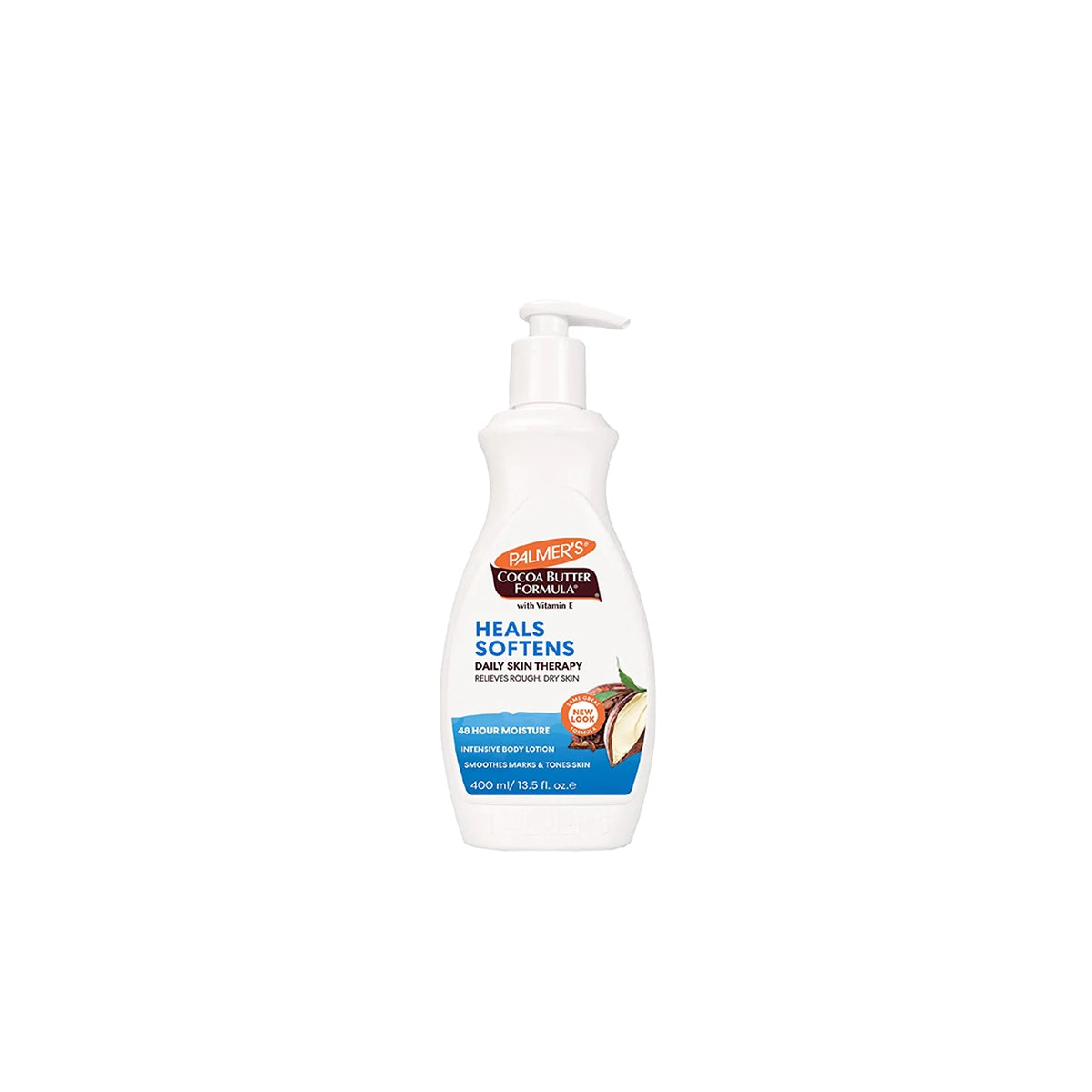 PALMERS CBF BODY LOTION 400ML HEALS SOFTENS PUMP