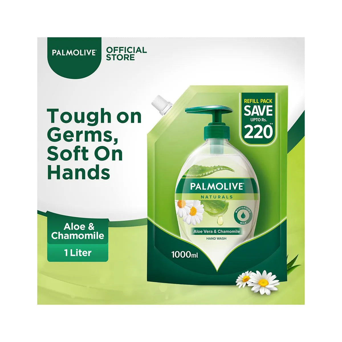 PALMOLIVE PAK HAND WASH 1000ML ALOE VERA & CAMOMILE