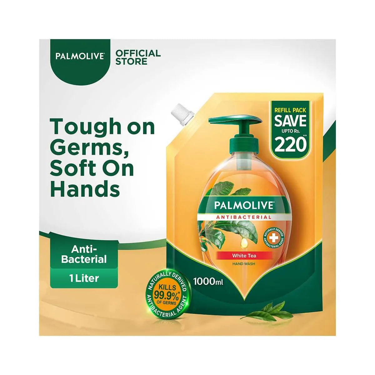 PALMOLIVE PAK HAND WASH 1000ML WHITE TEA