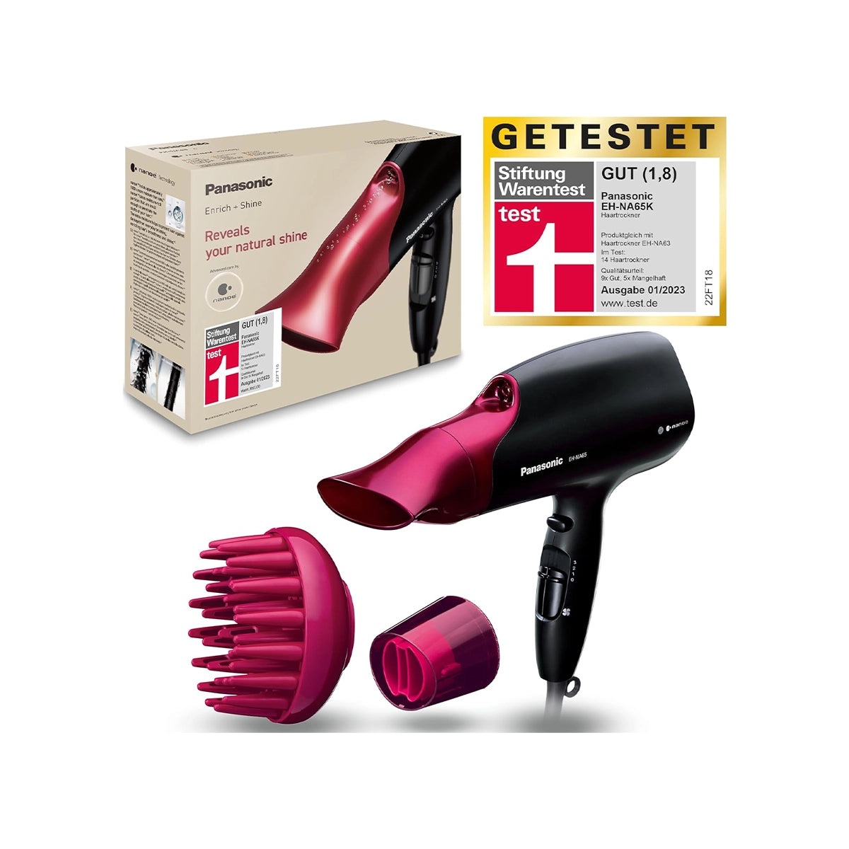 PANASONIC HAIR DRYER EH NA65K