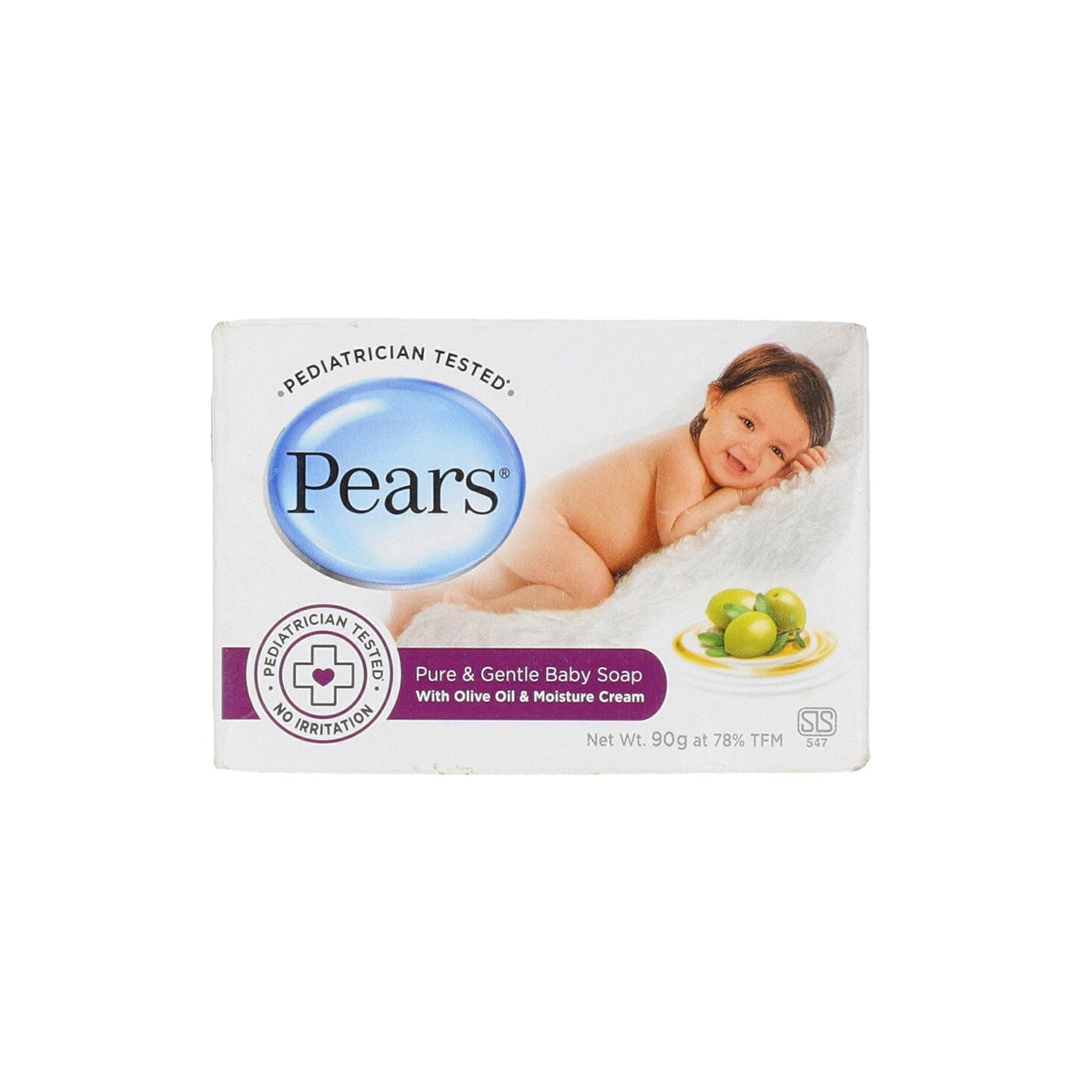 PEARS BABY SOAP 90G OLIVE OIL & MOISTURE CREAM