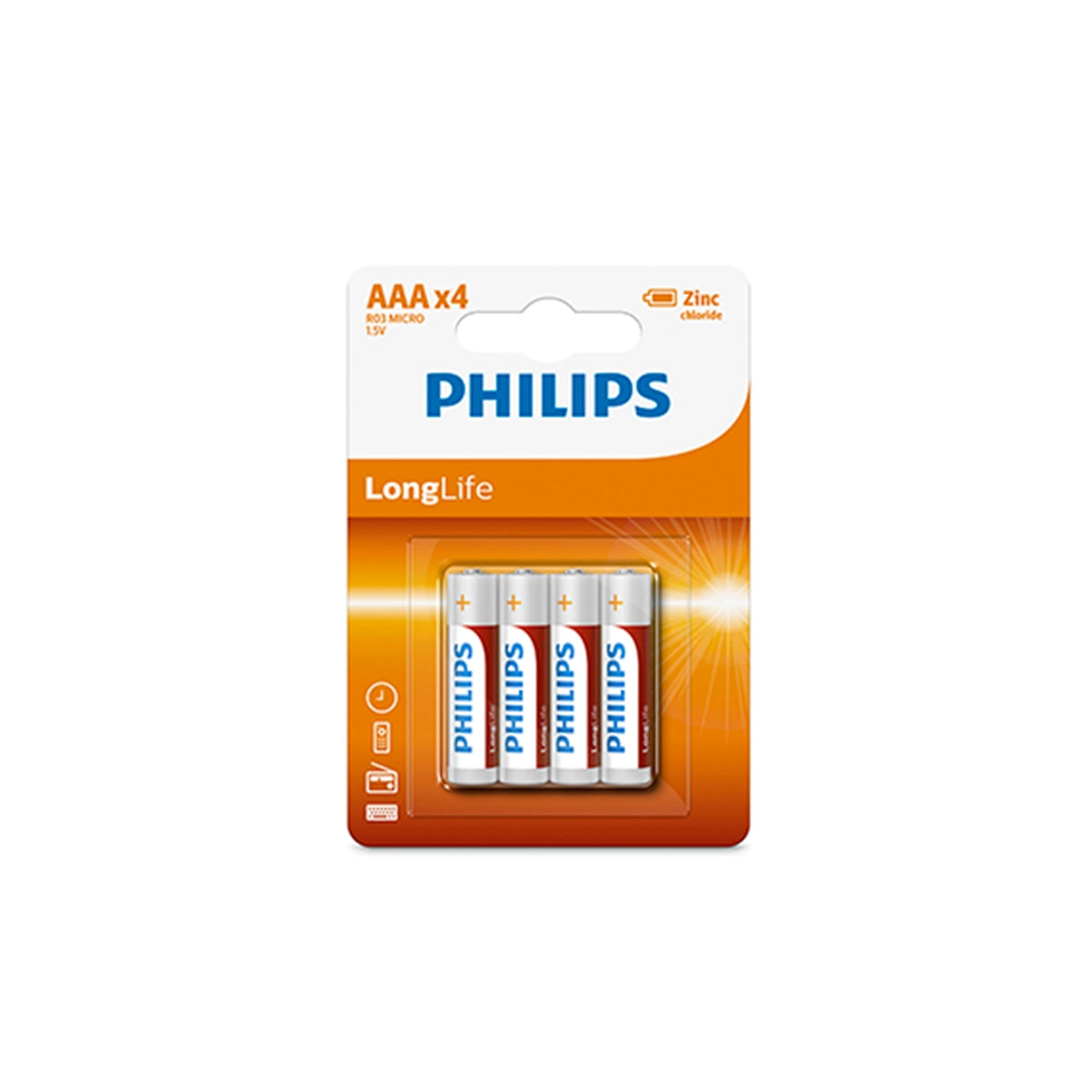 PHILIPS CELL AAA BATTERIES