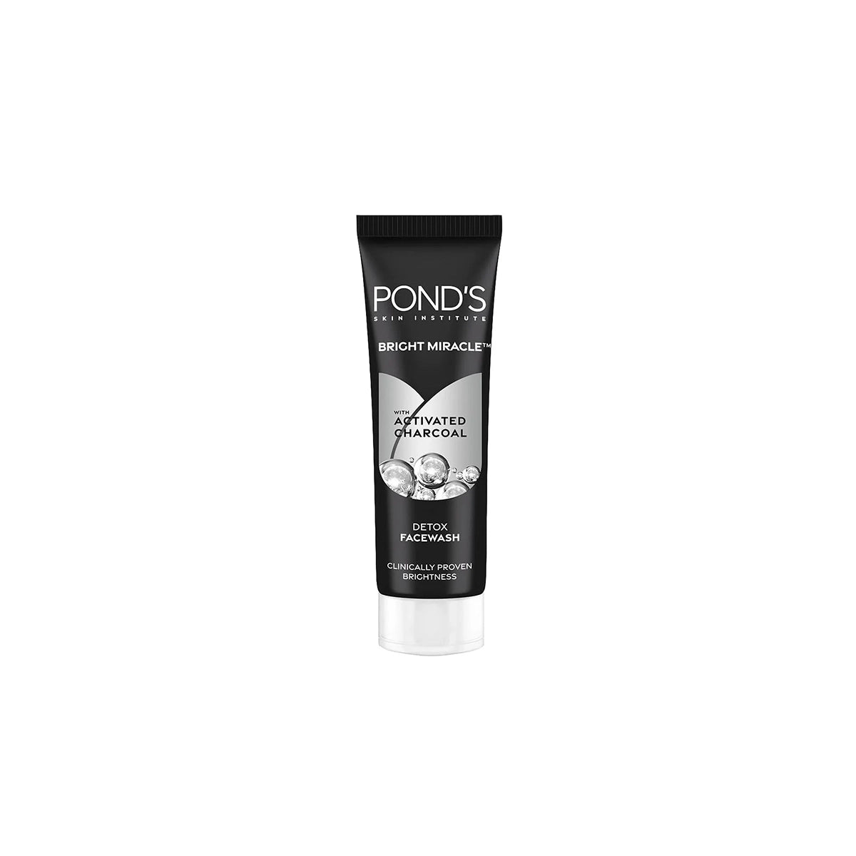 PONDS PAK BRIGHT MIRACLE CHARCOAL FACE WASH 50GM