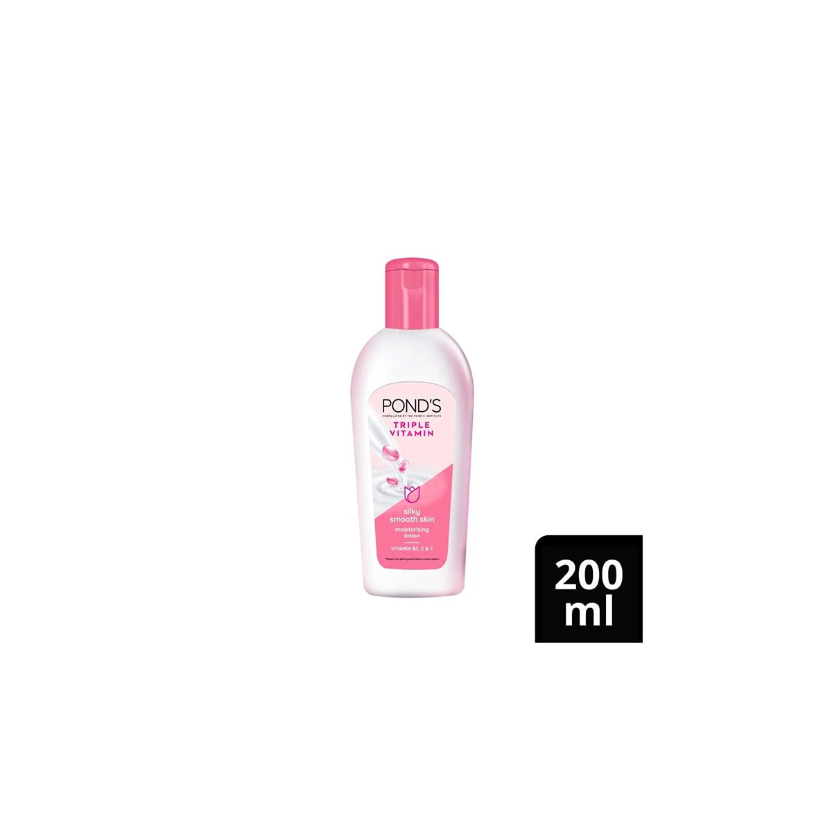 PONDS PAK SILKY SMOOTH SKIN BODY LOTION 200ML