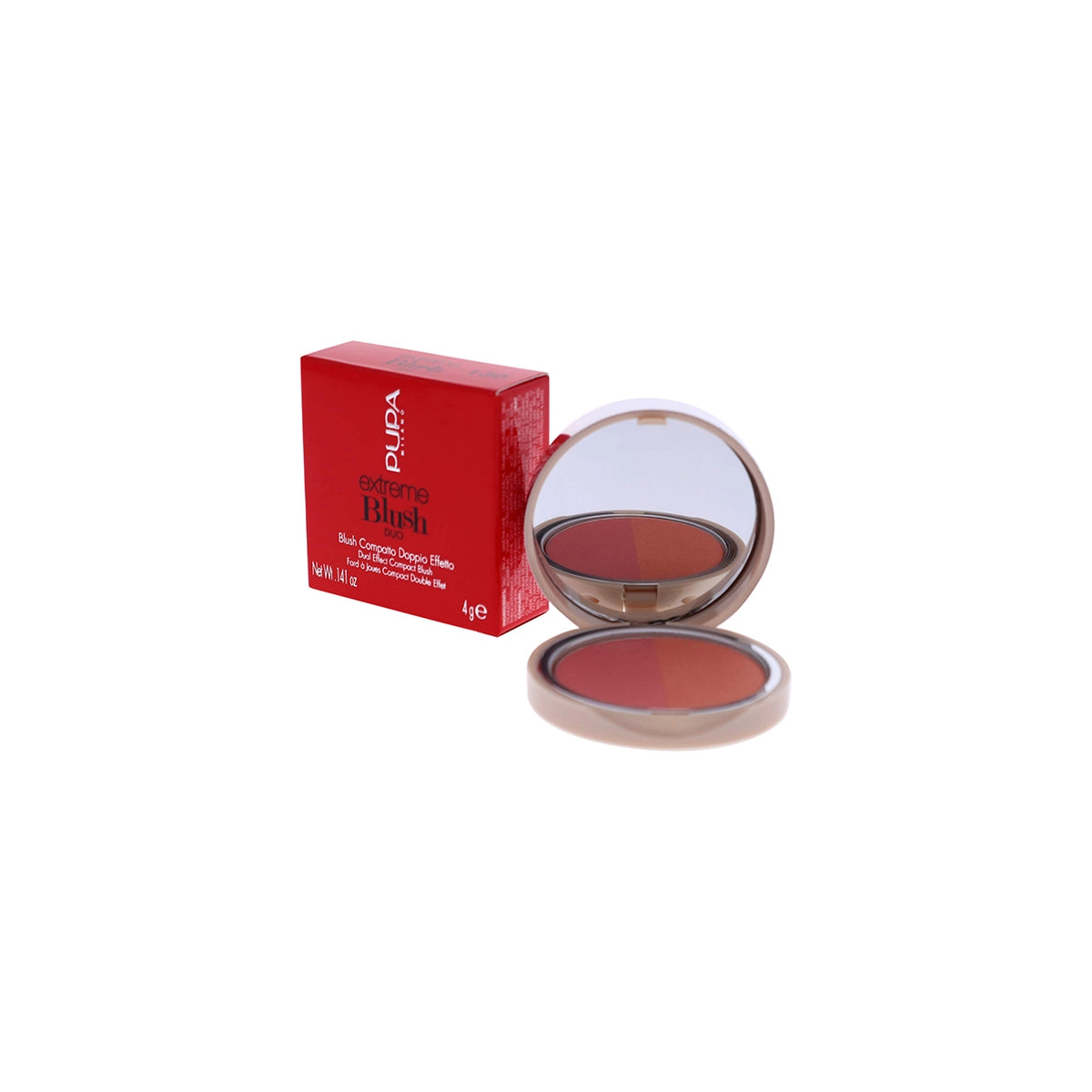 PUPA EXTREME BLUSH DUO DUAL RADIANT SALMON PEACH 130