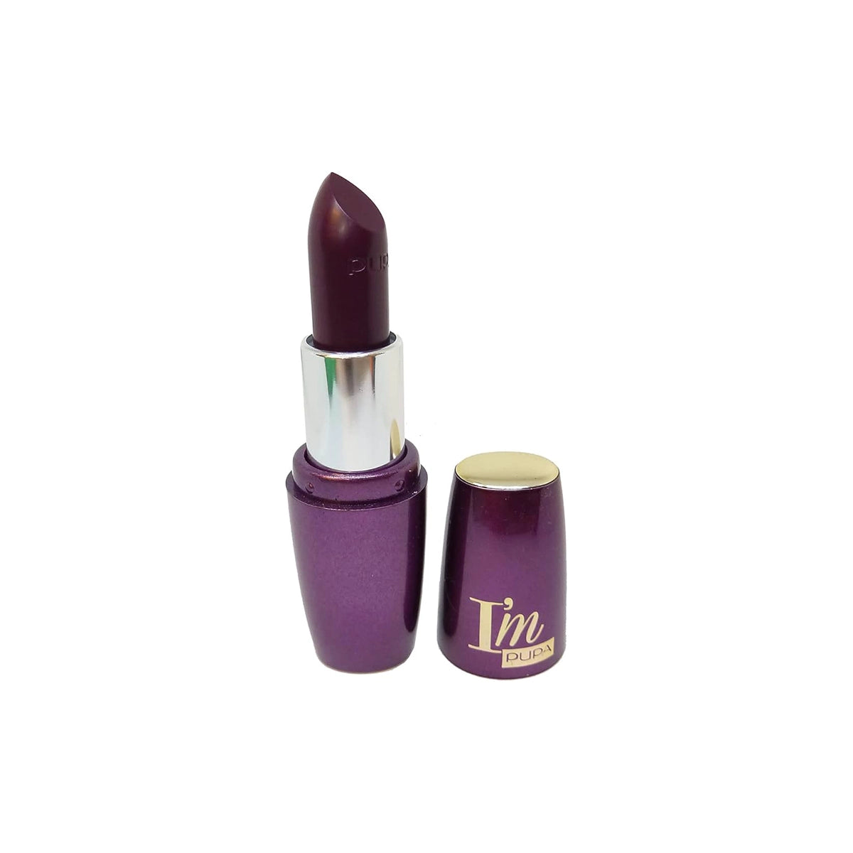 PUPA I M PURE COLR LIPSTICK ABSOLUTE SHINE BURGUNDY