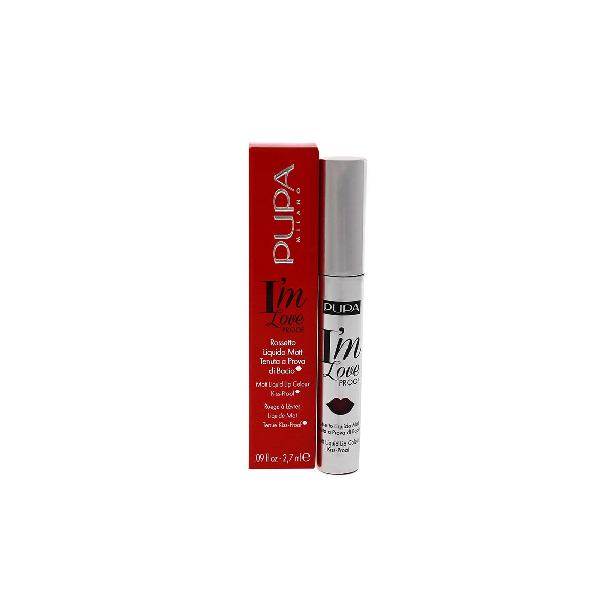 PUPA ROSSETTO LIQUID MATT I M LOVE PROOF 010