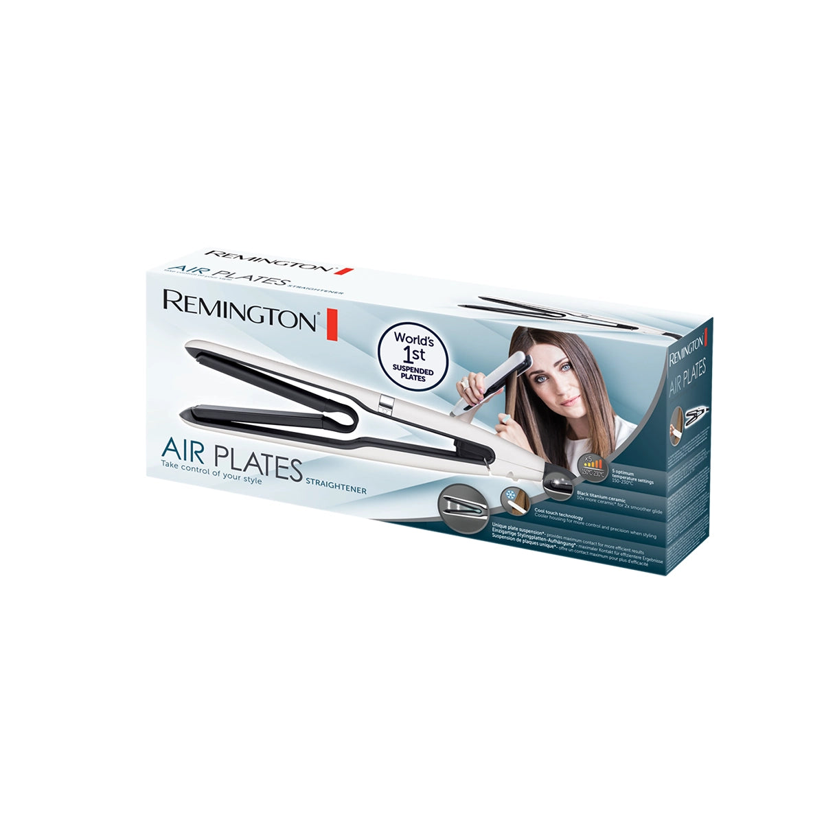 REMINGTON HAIR STRAIGHTNER S7412.