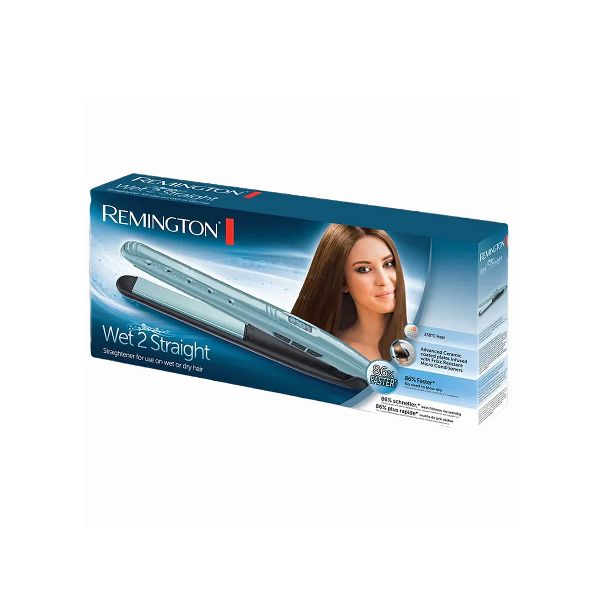 REMINGTON HAIR STRAIGHTNER S7300 WET 2 STRAIGHT