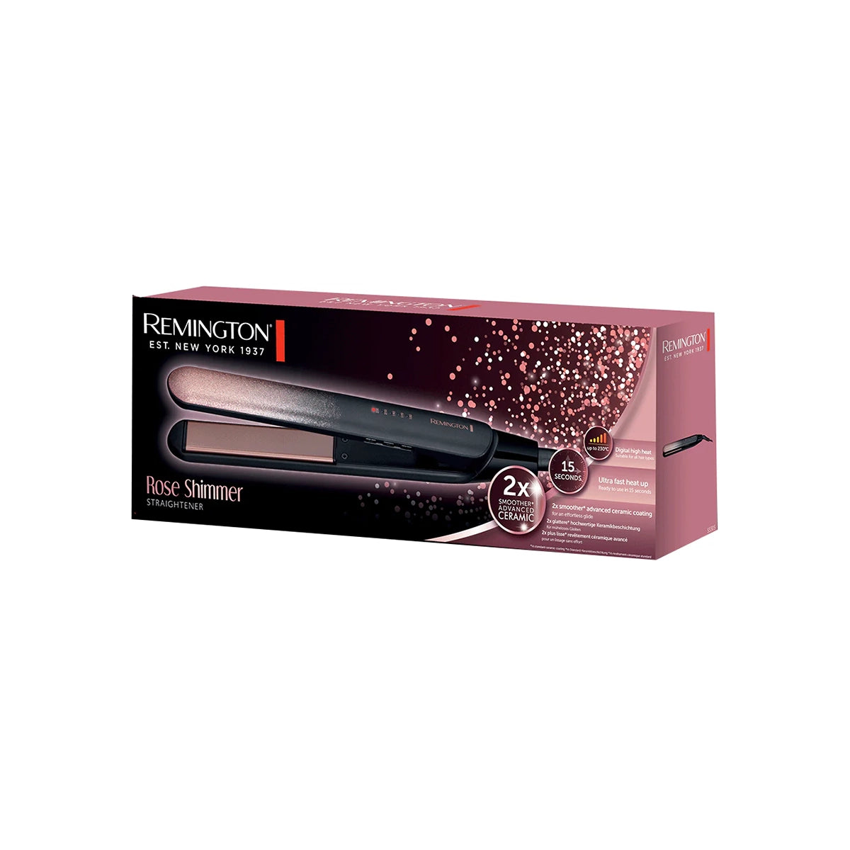 REMINGTON ROSE SHIMMER STRAIGHTENER S5305