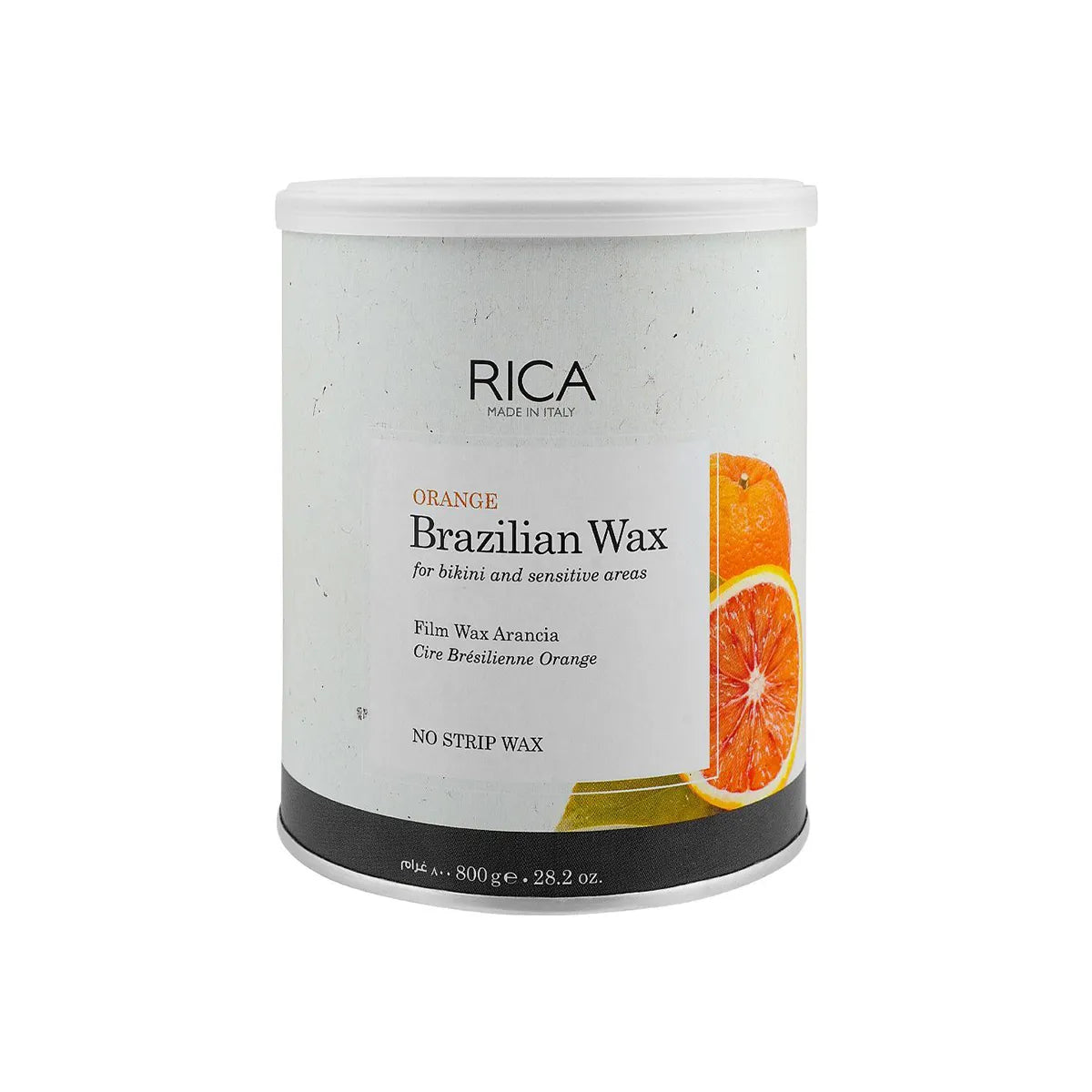 RICA WAX 800ML ORANGE