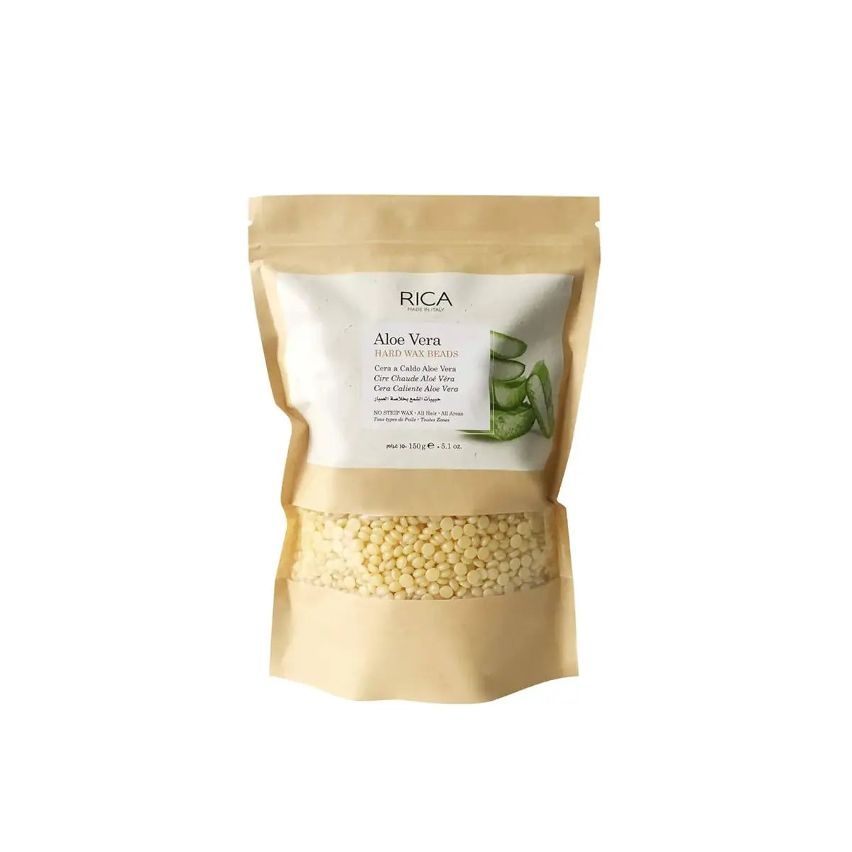 RICA HARD WAX BEADS 150G ALOE VERA