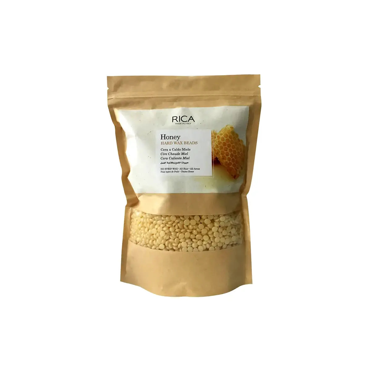 RICA HARD WAX BEADS 150G HONEY