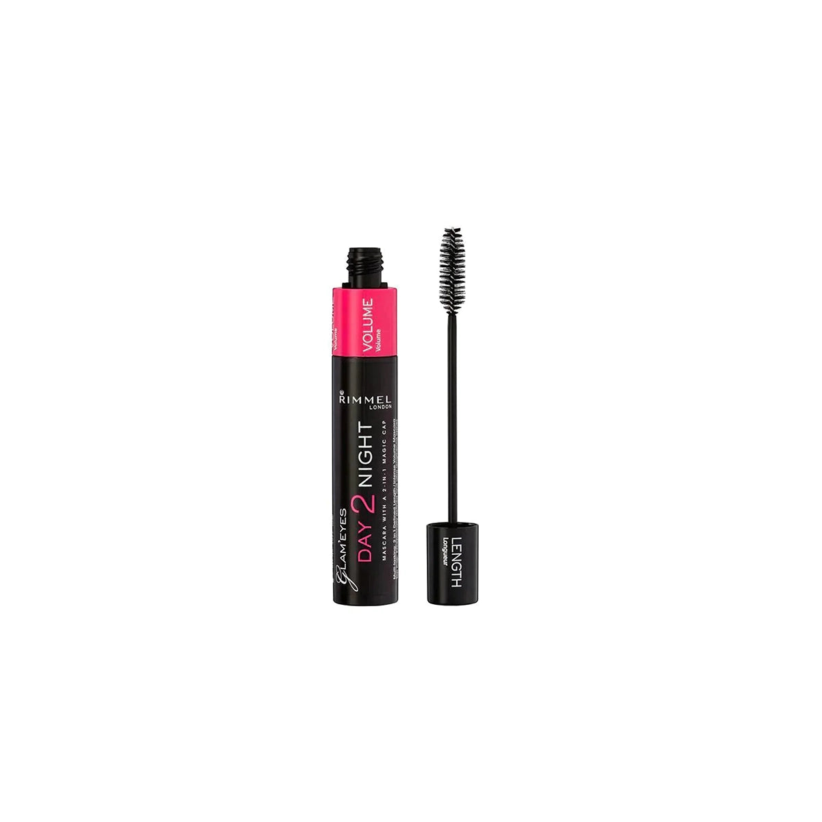 RIMMEL GLAM EYES DAY 2 NIGHT MASCARA01BLACK