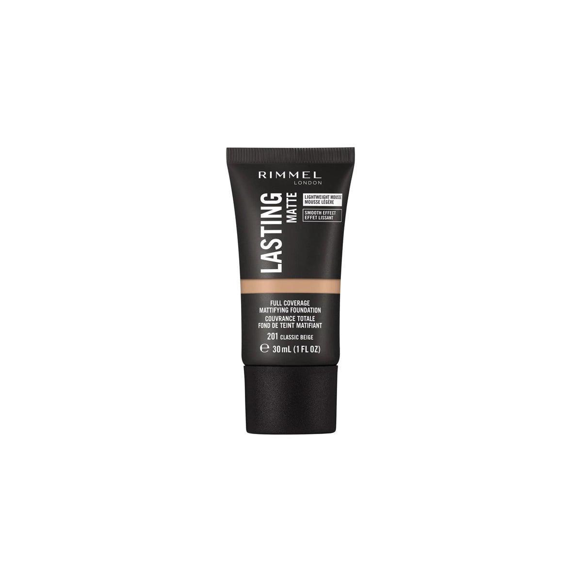 RIMMEL LASTING MATTE FOUNDATION 30ML 201 CLASSINC BEIGE