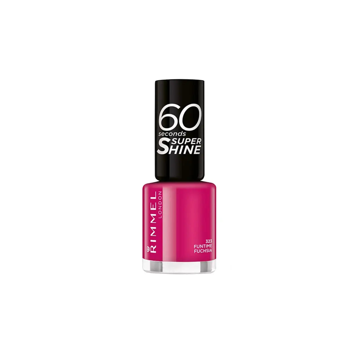 RIMMEL 60SEC NAIL POLISH NO 323 FUNTIME FUCHSIA