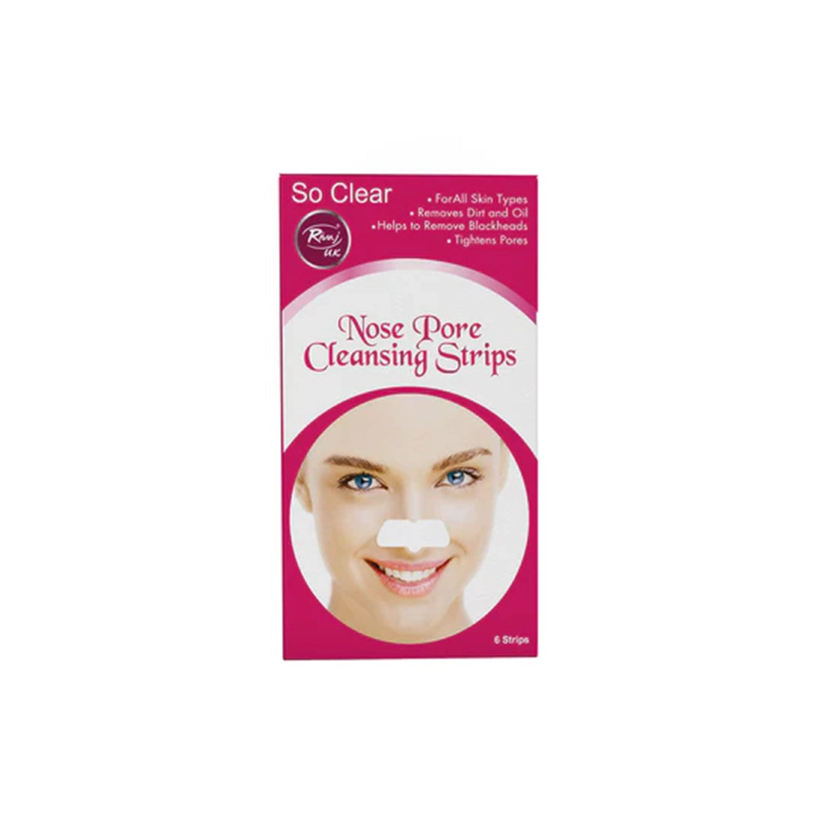 RIVAJ NOSE STRIPS 6PCS SO CLEAR