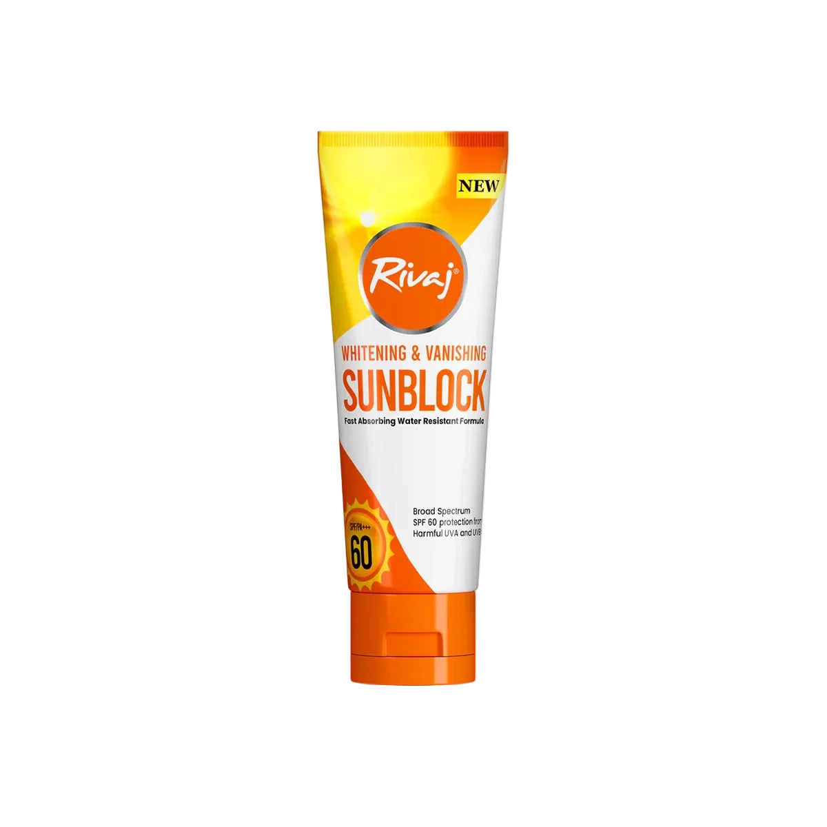 RIVAJ SUNBLOCK 150ML WHITENING & VANISHING SPF60+