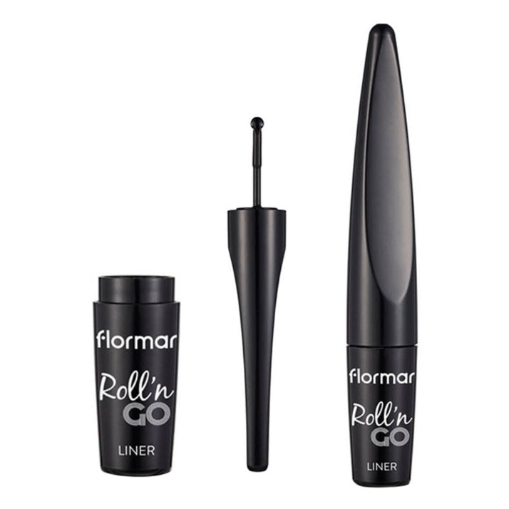 FLORMAR EYELINER ROLL N GO BLACK - D.Watson Cosmetics