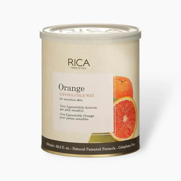 RICA WAX 800ML ORANGE
