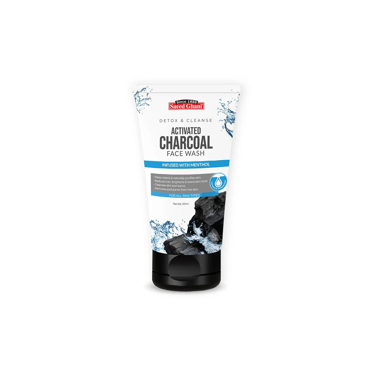 SAEED GHANI FACE WASH CHARCOAL 100ML
