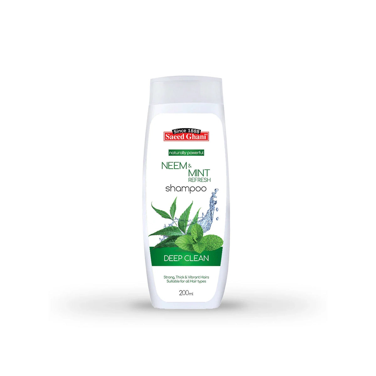 SAEED GHANI SHAMPOO 200ML NEEM & MINT DEEP CLEAN