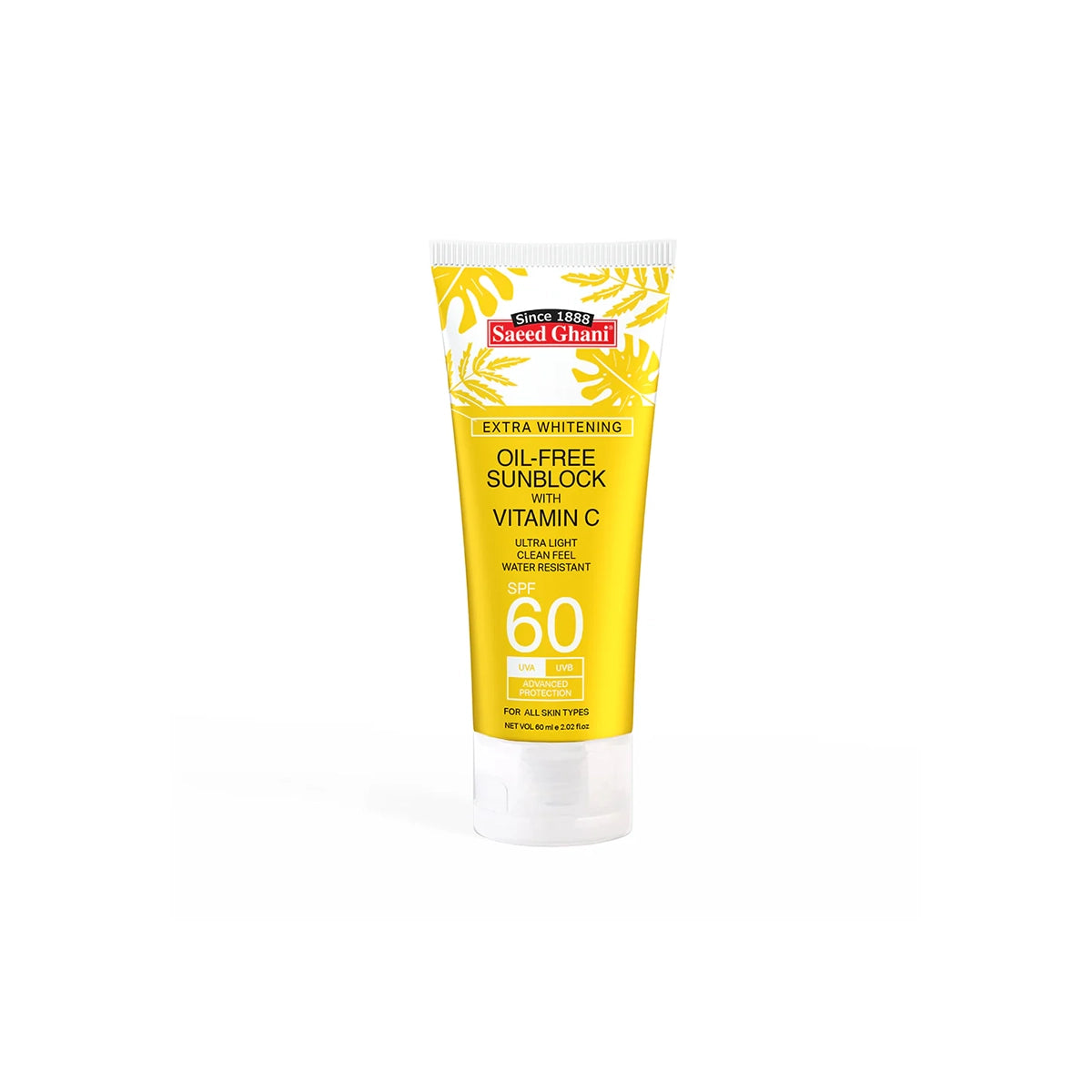 SAEED GHANI SUNBLOCK SPF 60 OIL FREE 60ML