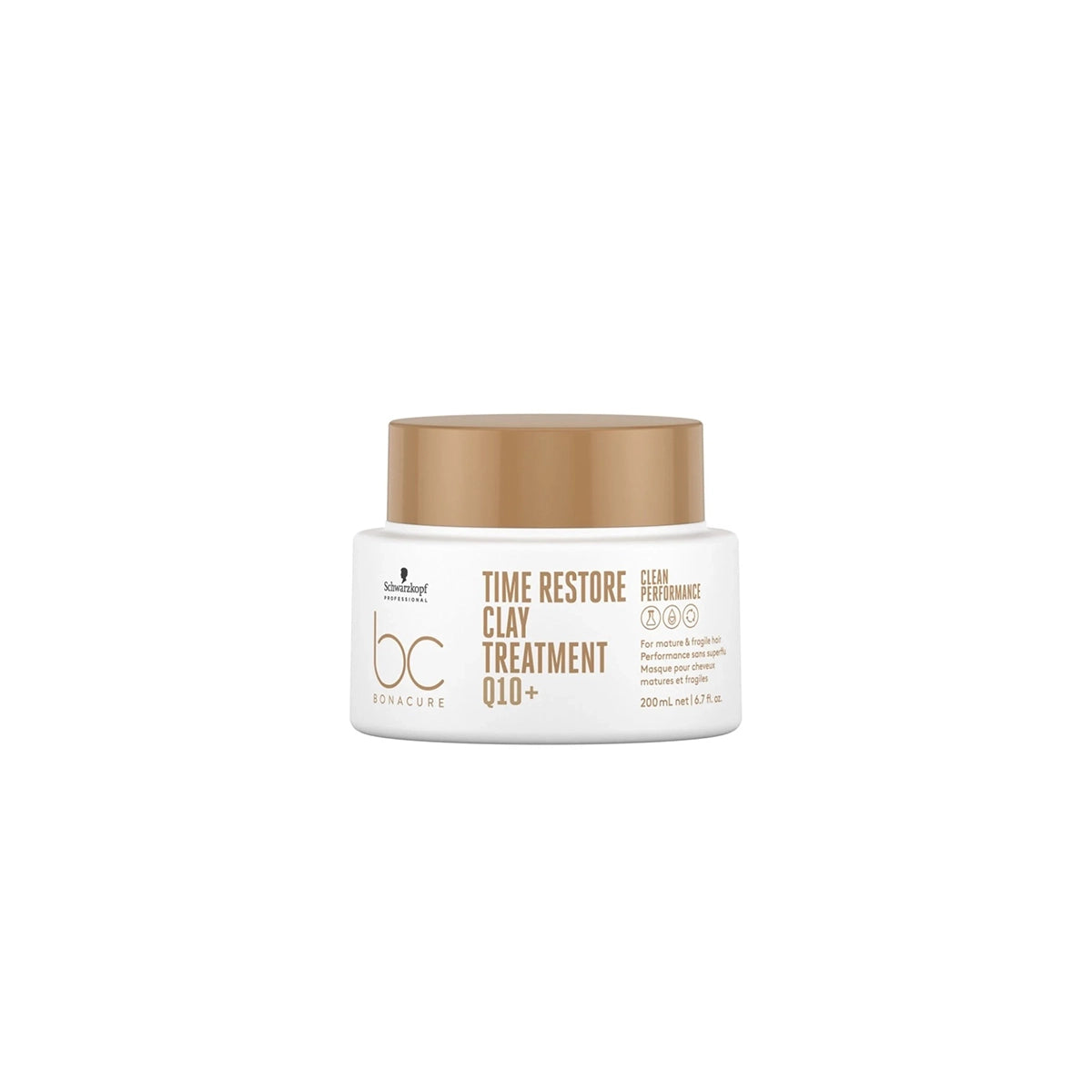 SCHWARZKOPF BC TIME RESTORE CLAY TREATMENT 200ML