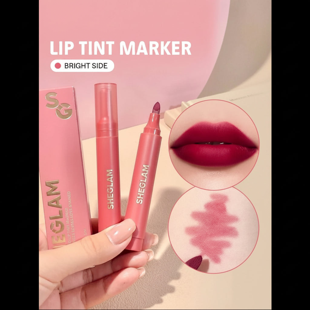 SHEGLAM LOVE STAINED LIP TINT MARKER BRIGHT SIDE