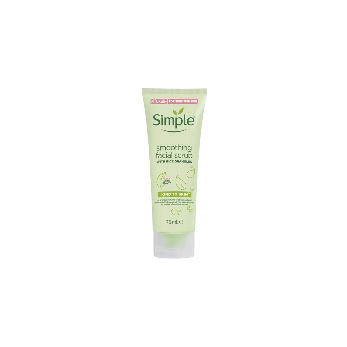 SIMPLE FACIAL SCRUB 75ML KIND TO SKIN SMOOTHING